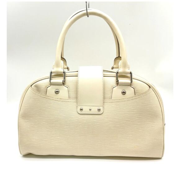Authentic Louis Vuitton Epi Ivory Bowling Montaigne GM M5931J Handbag - Picture 3 of 16
